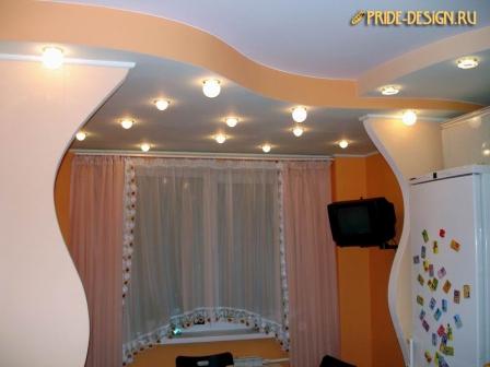 Потолки из гипсокартона